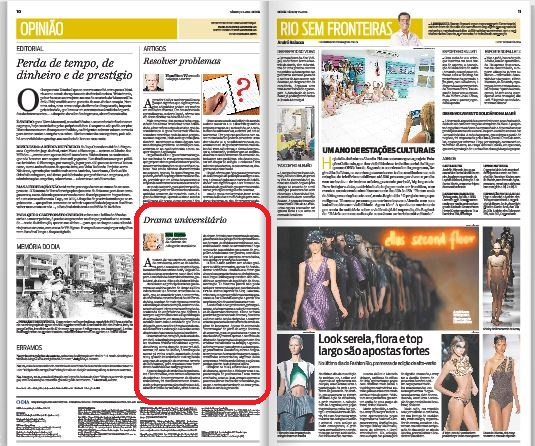 Dra Rita Cortez no Jornal O Dia em 12-04